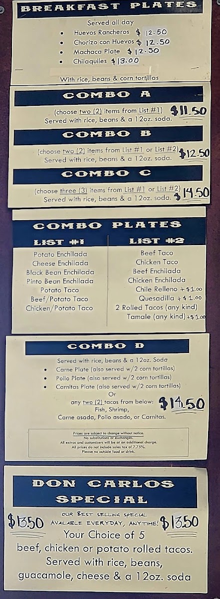 Don Carlos Taco Shop։ Menu - Image 5